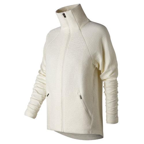 New Balance 91161 Women's Captivate Asym Jacket - White (wj91161wt)