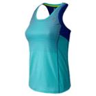 New Balance 4329 Women's Accelerate Tank Print - Uv Blue, Paradise (wrt4329uvb)