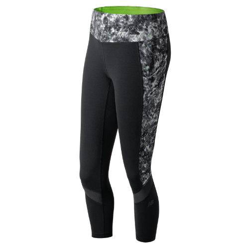 New Balance 71114 Women's White Tie Dye Floral Fashion Crop - White/black/green (wp71114wdf)