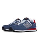 574 New Balance Men's 574 Shoes - Crater/red/light Grey (ml574cpj)