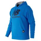 New Balance 53517 Men's Pullover Hoodie - Bolt, Navy (mt53517bnv)