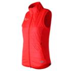 New Balance 73105 Women's Nyc Marathon Nb Heat Hybrid Vest - Red (wv73105venr)