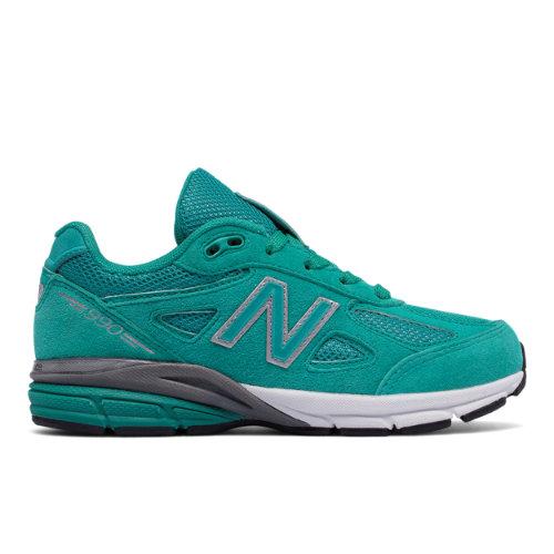 New Balance 990v4 Kids' Pre-school Running Shoes - (kj990ps-v4g)