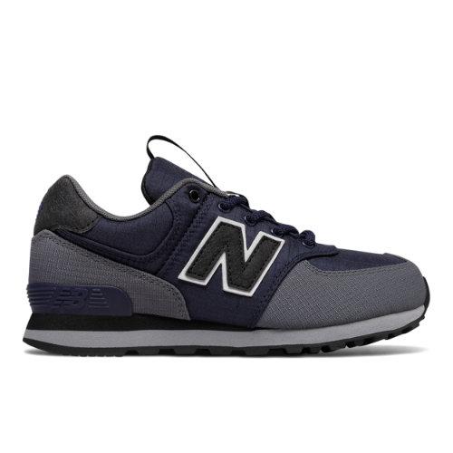 New Balance 574 Kids' Pre-school Lifestyle Shoes - Navy/grey (kl574qwp)