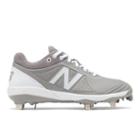 New Balance Fuse V2 Low Cut Metal Women's Softball Shoes - Grey/white (smfuseg2)