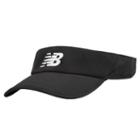 New Balance Men's & Women's Athletic Visor - Black, White (nb9073bk)