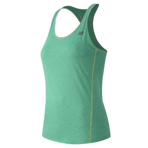New Balance 53149 Women's Heathered Tank - Green (wt53149rfh)