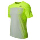 New Balance 4333 Men's Excel Race Day Short Sleeve - Hi-lite, Silver Mink (mrt4333hil)