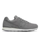 New Balance 696 Suede Women's Running Classics Shoes - Grey/white (wl696wpg)