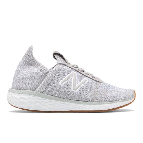 New Balance Fresh Foam Cruz V2 Sock Women's Made In Usa Shoes - Grey/white (wcrzsss)