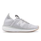 New Balance Fresh Foam Cruz V2 Sock Women's Made In Usa Shoes - Grey/white (wcrzsss)