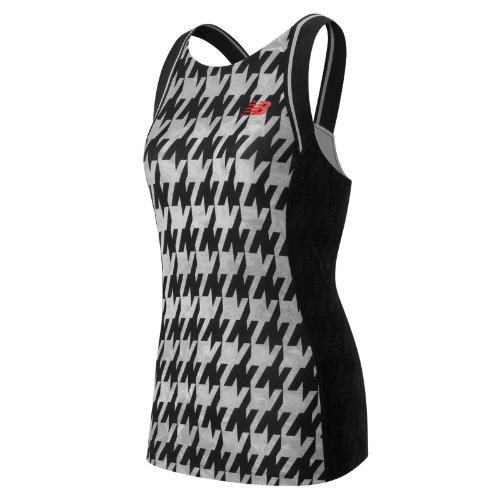 New Balance 53433 Women's Tournament Racerback - Black, White (wt53433bkw)