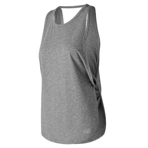 New Balance 91453 Women's Studio Relaxed Tank - Grey (wt91453ag)