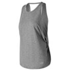 New Balance 91453 Women's Studio Relaxed Tank - Grey (wt91453ag)