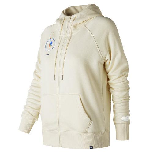 New Balance 73520 Women's Nyc Marathon Essentials Full Zip Hoodie - (wj73520v-ne)