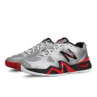 New Balance 1296 Men's Tennis Shoes - Silver, Red, Black (mc1296sr)