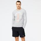New Balance Men's Nyc Marathon Empire Graphic Long Sleeve