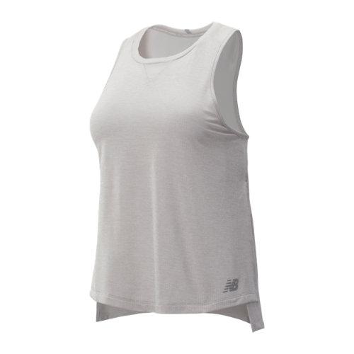 New Balance 93271 Women's Impact Run Mesh Tank - Grey (wt93271ocr)