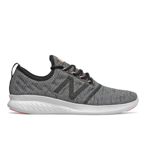 New Balance Fuelcore Coast V4 Women's Neutral Cushioned Shoes - Black/grey/pink (wcstlrt4)