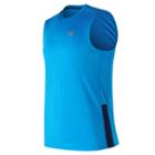 New Balance 73069 Men's Accelerate Sleeveless - Blue (mt73069btl)