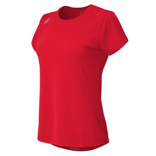 New Balance 500 Women's Nb Ss Tech Tee - Red (tmwt500tre)