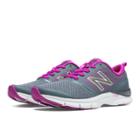 New Balance 711 Mesh Women's Gym Trainers Shoes - Grey, Voltage Violet (wx711lb)