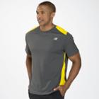 New Balance 3131 Men's Go 2 Short Sleeve - Magnet, Atomic Yelllow (mrt3131aym)