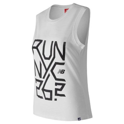 New Balance 73511 Women's Nyc Marathon Essentials Muscle Tank - White (wt73511vwt)