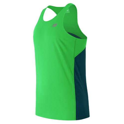 New Balance 53067 Men's Accelerate Singlet - Green (mt53067vdc)
