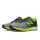 New Balance 890v5 Men's Neutral Cushioning Shoes - Grey, Dark Grey, Lime Green (m890gr5)