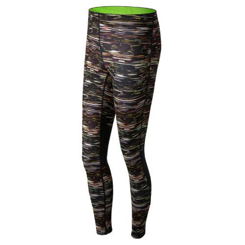 New Balance 71229 Women's Impact Printed Tight - Black/pink/purple (wp71229mis)