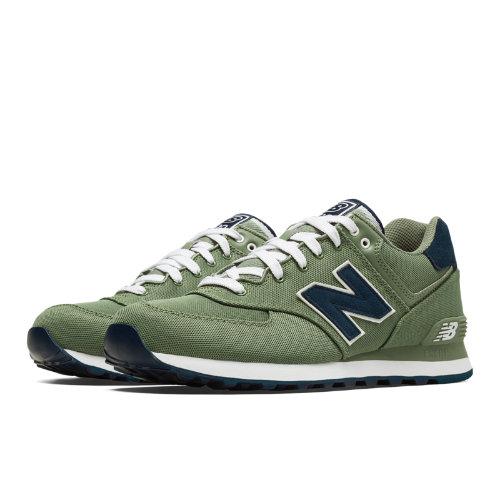 New Balance 574 Pique Polo Pack Men's 574 Shoes - Army Green, Navy (ml574hrc)