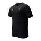 New Balance Mens Tcs Nyc Marathon Q Speed Jacquard Short Sleeve