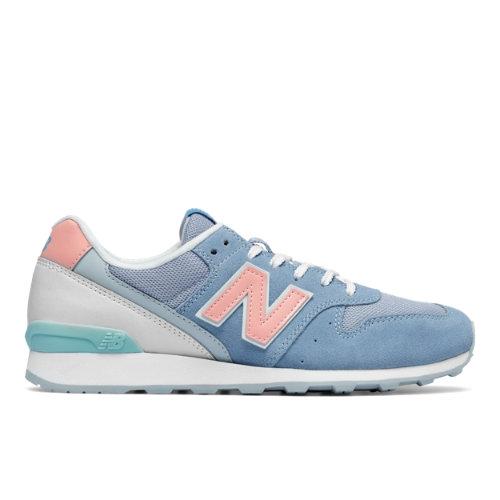 696 New Balance Women's Running Classics Shoes - Blue/pink (wl696jg)