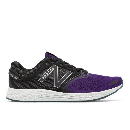 New Fresh Foam Zante V3 Boston Women's Soft And Cushioned Shoes - Black/purple/grey (wzantbo3) | LookMazing