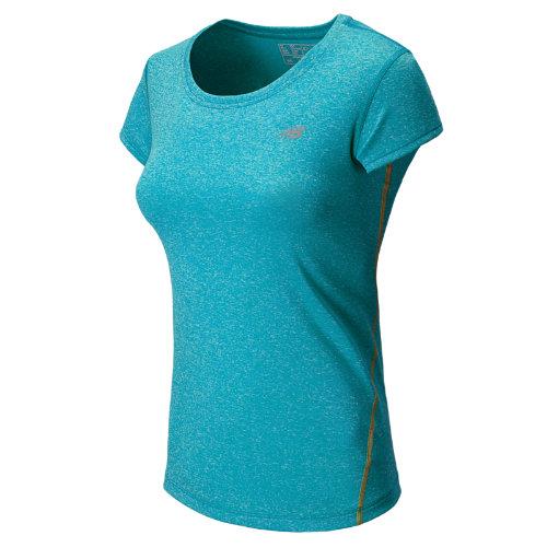 New Balance 5197 Women's Heathered Short Sleeve - Wave (wft5197wab)