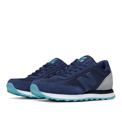New Balance 501 Ballistic Women's Running Classics Shoes - Navy, Turquoise (wl501sxb)