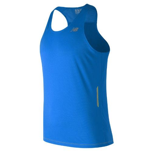 New Balance 71223 Men's Nb Ice Printed Singlet - Blue (mt71223ebp)