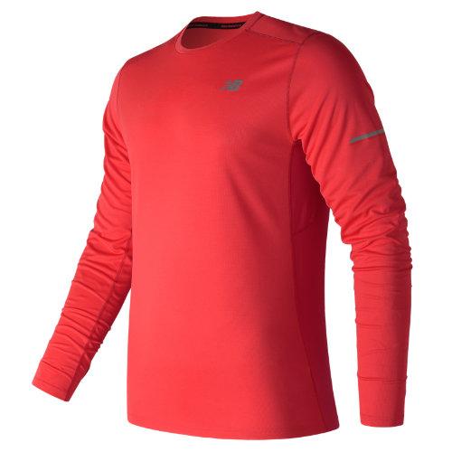 New Balance 63224 Men's Nb Ice Long Sleeve - Red (mt63224enr)