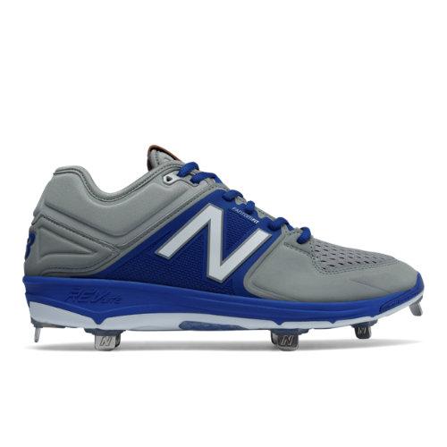 New Balance Low-cut 3000v3 Metal Cleat Men's Low-cut Cleats Shoes - Grey/blue (l3000gb3)