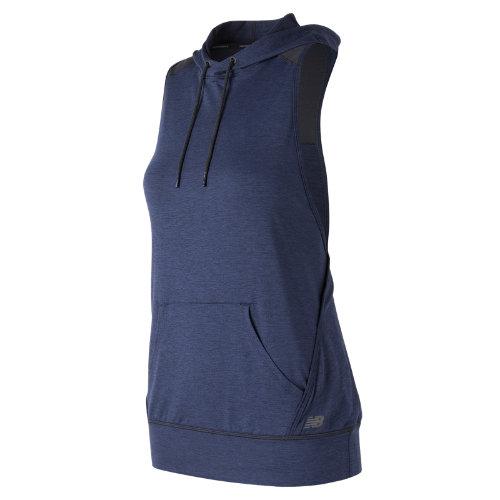 New Balance 71145 Women's Hooded Tank Pullover - Navy (wt71145pgh)