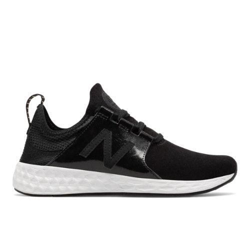 New Balance Fresh Foam Cruz Velvet Women's Soft And Cushioned Shoes - Black (wlcruzht)