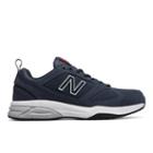 New Balance 623v3 Suede Trainer Men's Everyday Trainers Shoes - Grey (mx623ch3)