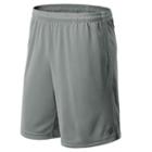 New Balance 3335 Men's Nb Cross Run 9 Inch Core Short - Steel, Lead (mfs3335sel)