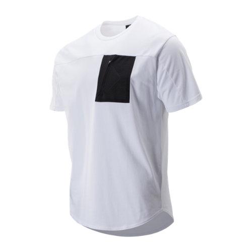 New Balance 93535 Men's Sport Style Pocket Tee - White (mt93535wt)