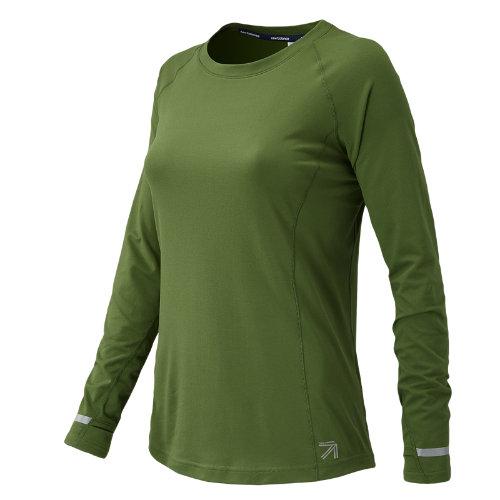 New Balance 71243 Women's J.crew In Transit Long Sleeve - Green (wt71243jal)