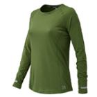 New Balance 71243 Women's J.crew In Transit Long Sleeve - Green (wt71243jal)
