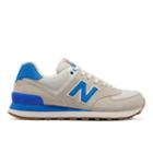 New Balance 574 Retro Sport Women's 574 Shoes - Off White/blue (wl574rsb)