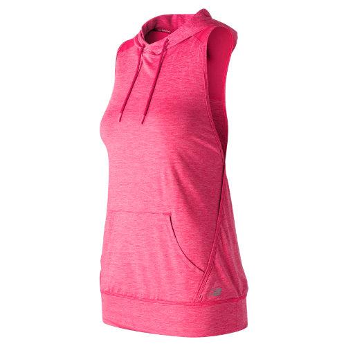 New Balance 71145 Women's Hooded Tank Pullover - Pink (wt71145poh)