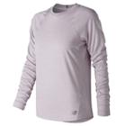 New Balance 91236 Women's Seasonless Long Sleeve - Pink (wt91236lca)